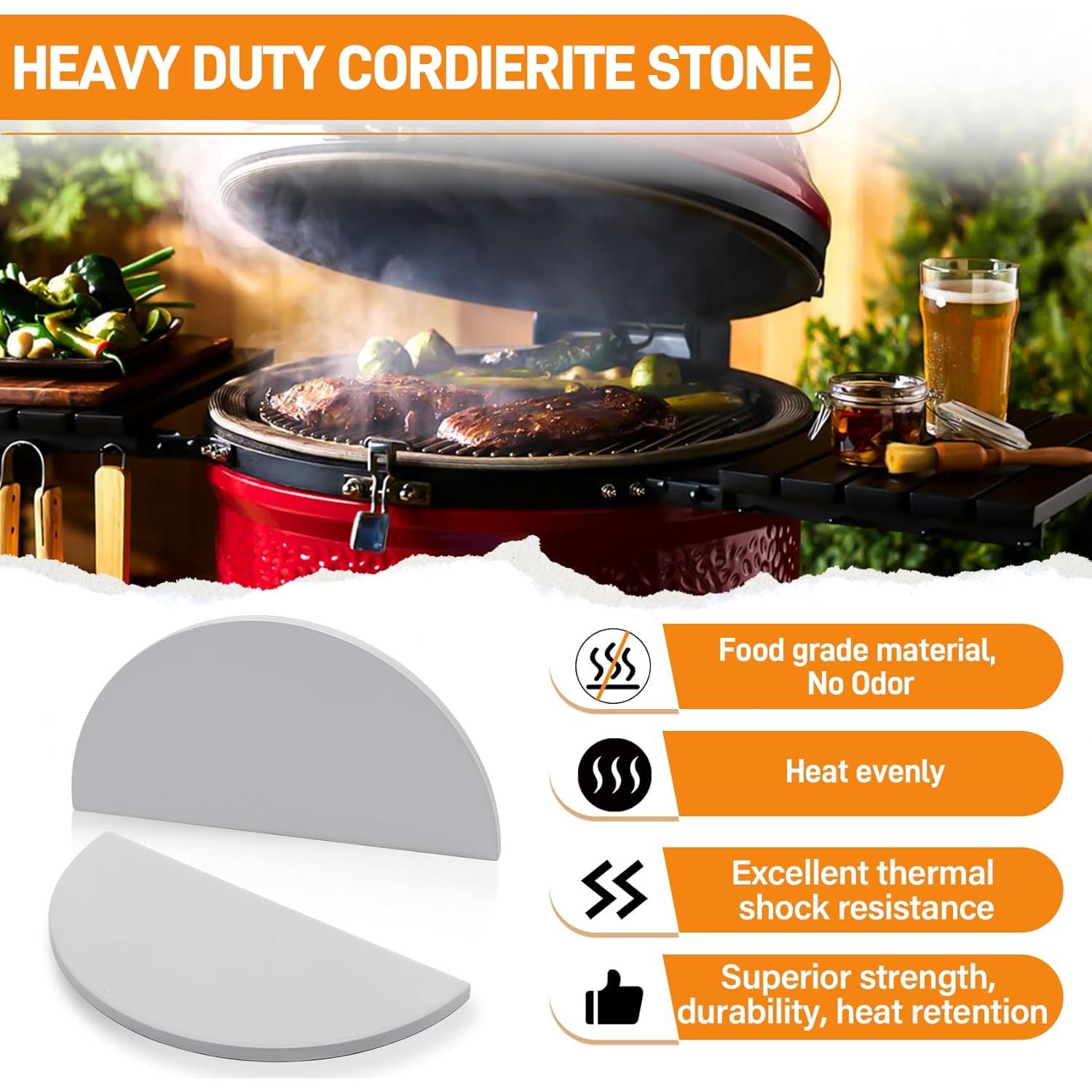 Placas Deflectoras de Calor Kamado Joe KJ-HDP 38.1 cm Paquete 2