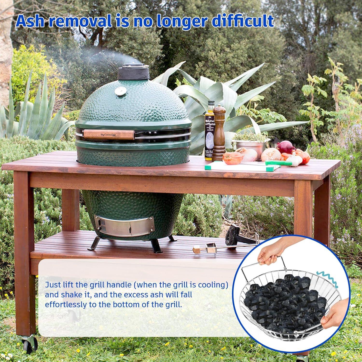 Cesta de Cenizas de Acero Inoxidable Foedo 34.9 cm para Parrilla