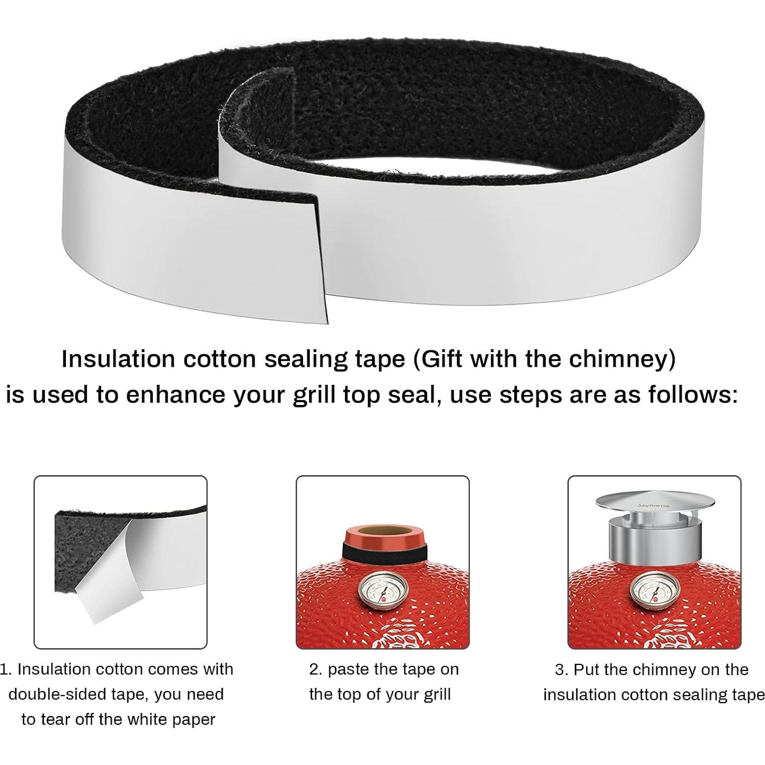 Tapa de Chimenea Vented Skyflame Acero Inoxidable 15.24 cm