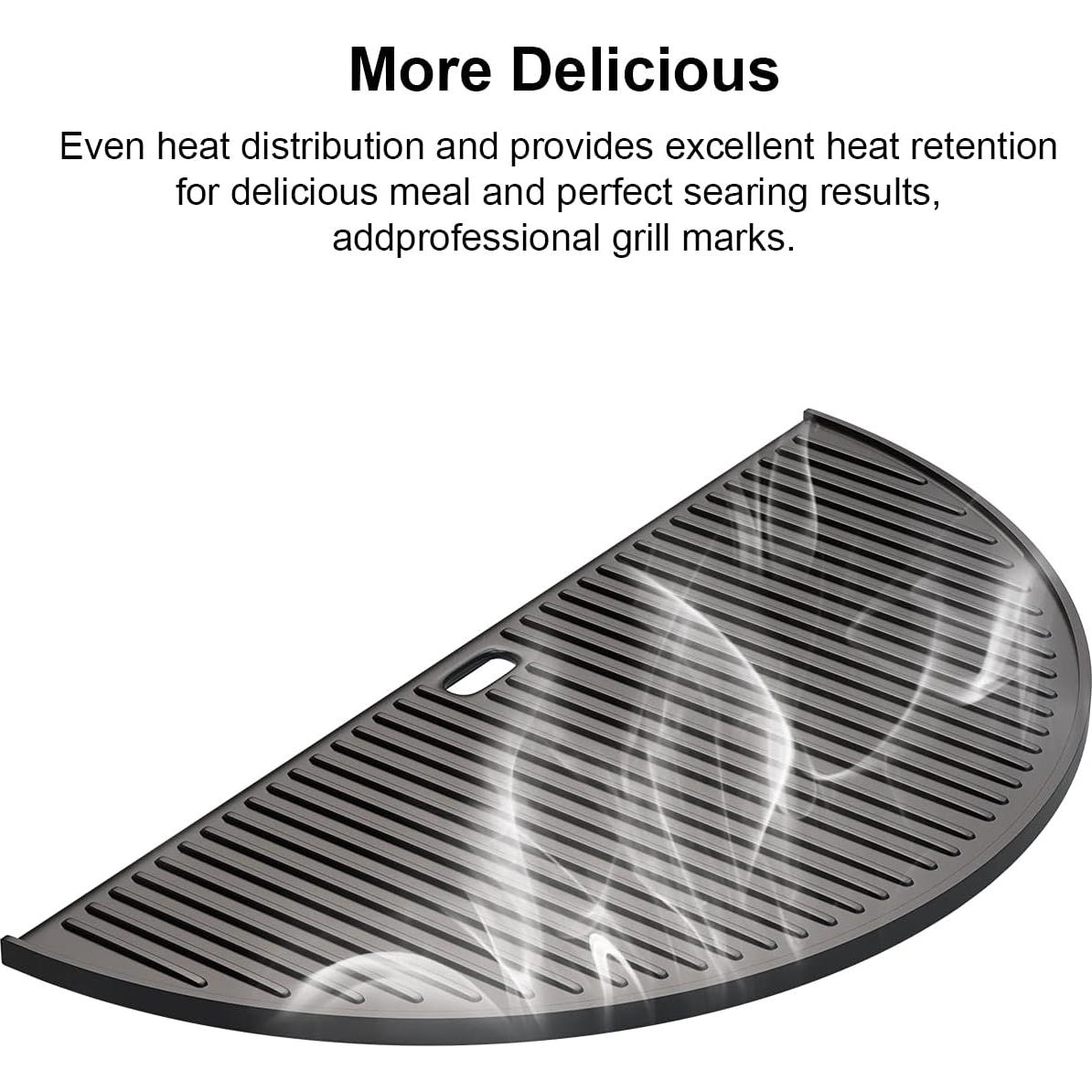 Plancha Reversible de Hierro Fundido BBQ-PLUS 45.72x22.86cm