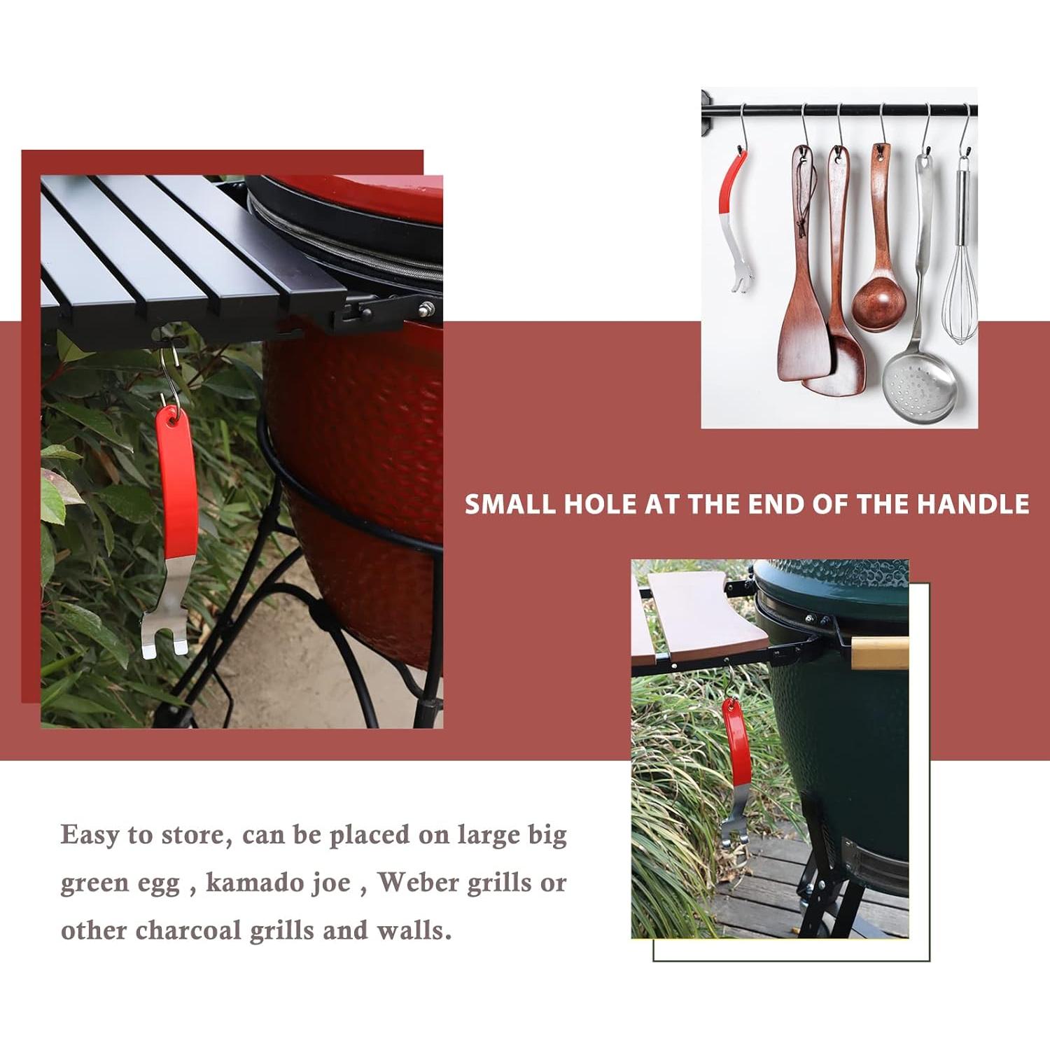 Elevador de Parrilla Vankey de Acero al Carbono para Kamado