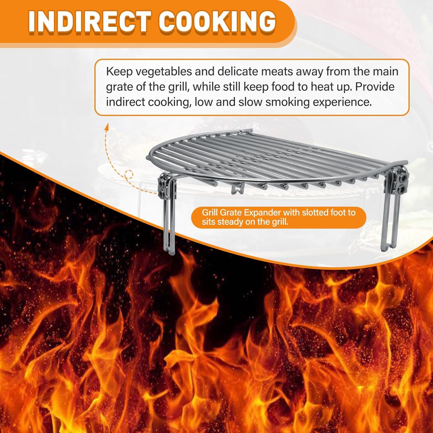 Expansor de Parrilla Acero Inoxidable 27.9 x 19.8 cm COMVIEE