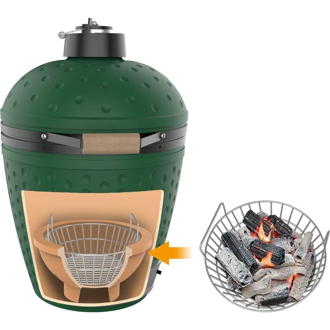 Cesta de cenizas de carbón inoxidable AJinTeby para parrillas