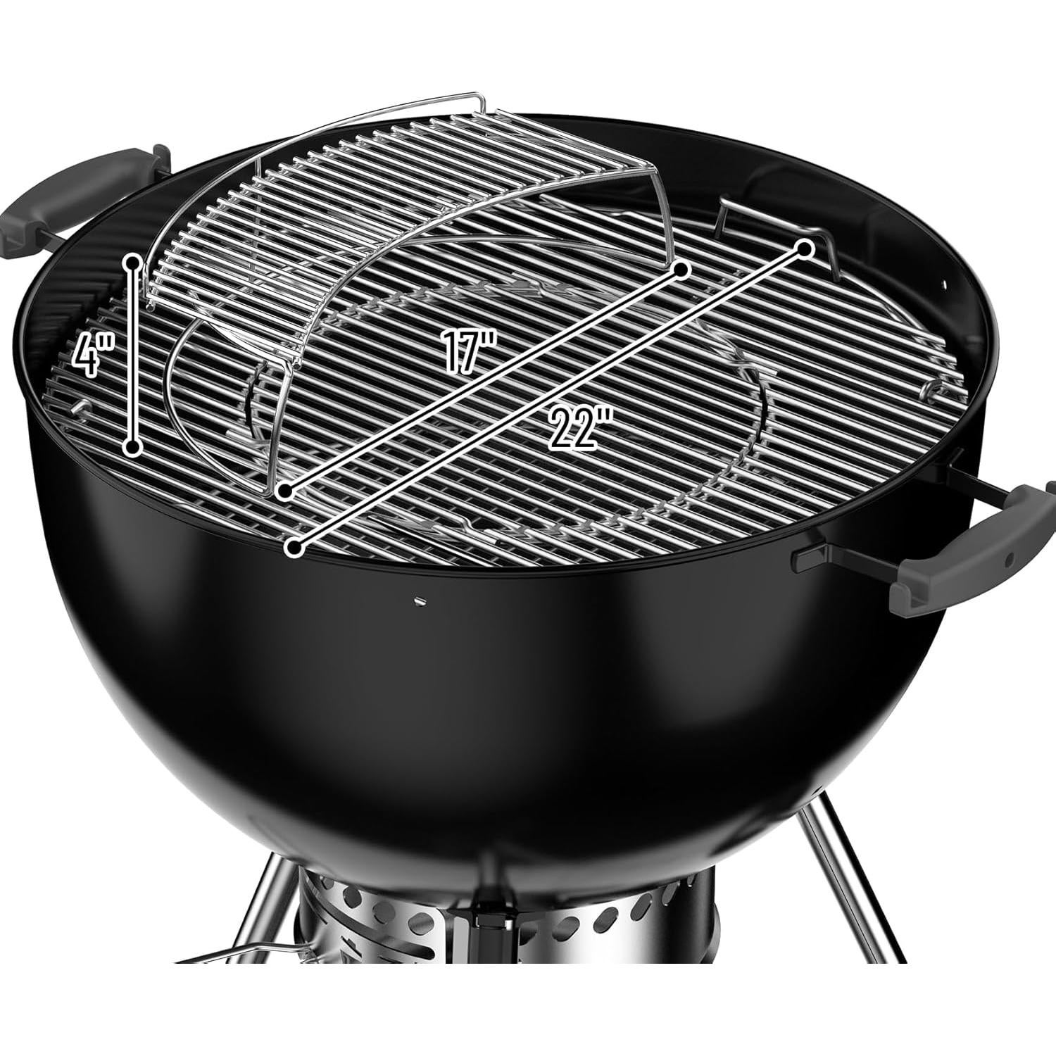 Rejilla de Calentamiento Acero Inoxidable Skyflame 43x22cm