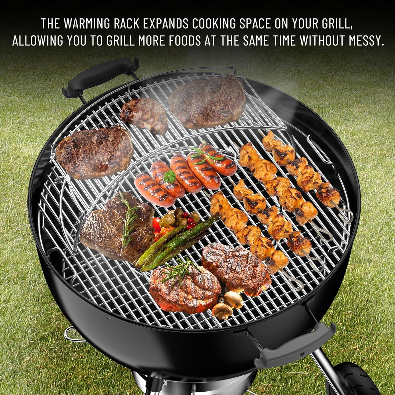 Rejilla de Calentamiento Acero Inoxidable Skyflame 43x22cm