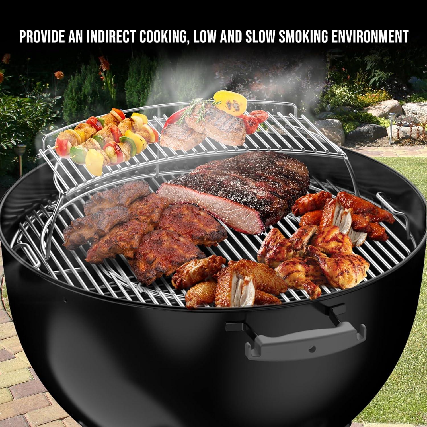 Rejilla de Calentamiento Acero Inoxidable Skyflame 43x22cm