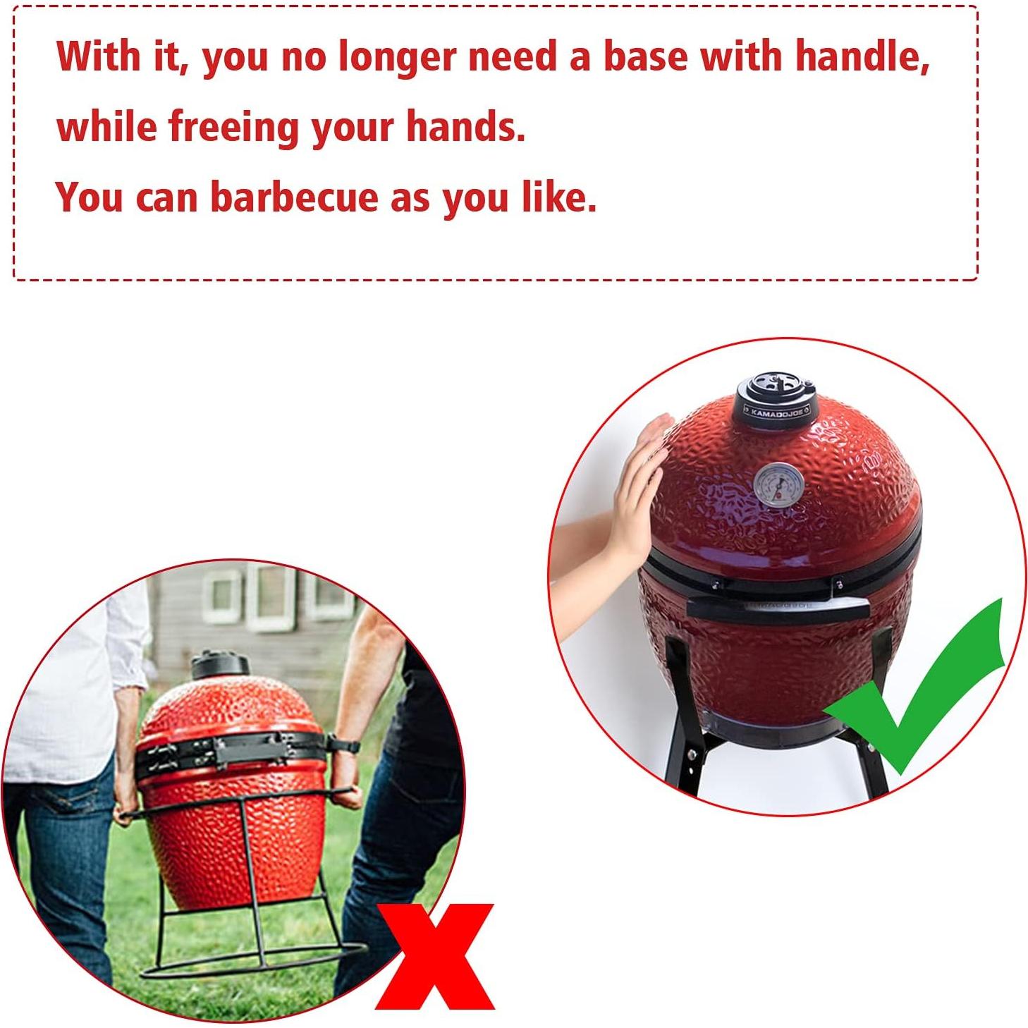 Carro Rodante Kamado Joe Junior Vankey con Ruedas de Bloqueo