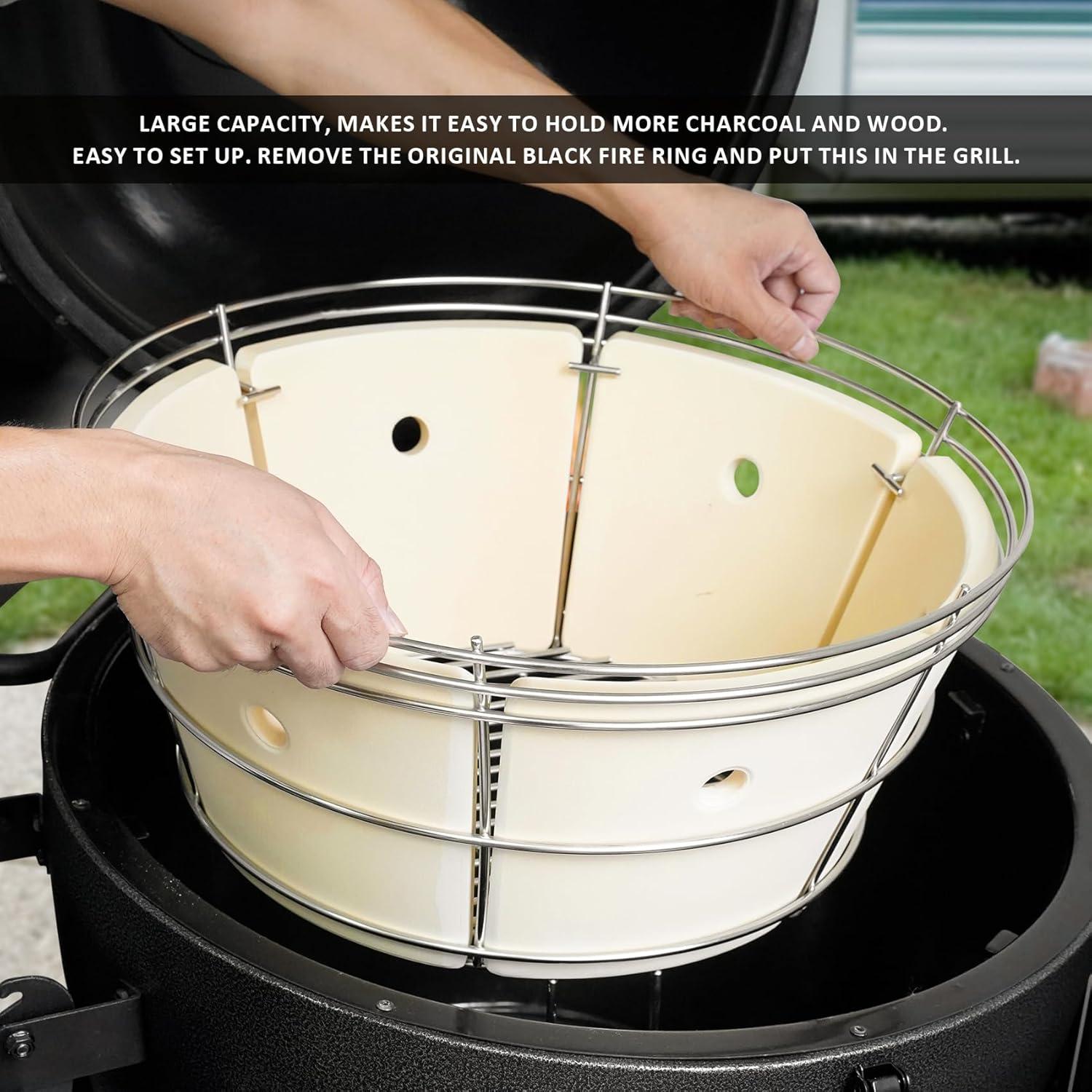 Caja de Fuego de Carbón Onlyfire para Parrilla Char-Griller