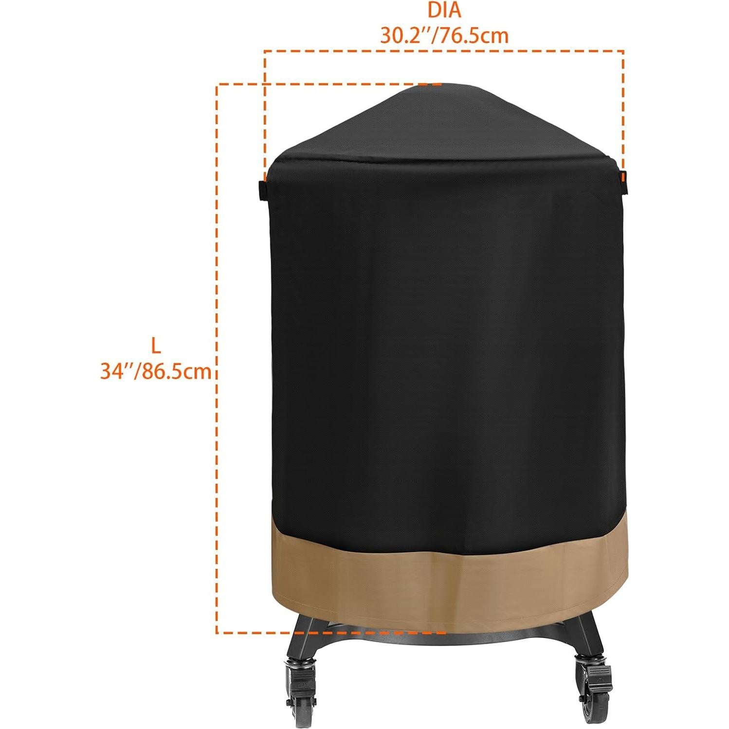 Cubierta para Parrilla Kamado Onlyfire 29.5" Diámetro x 34" Altura