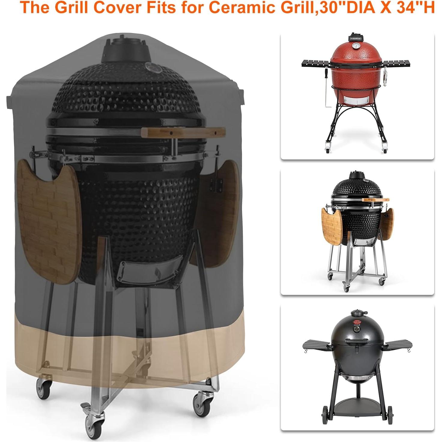 Cubierta para Parrilla Kamado Onlyfire 29.5" Diámetro x 34" Altura