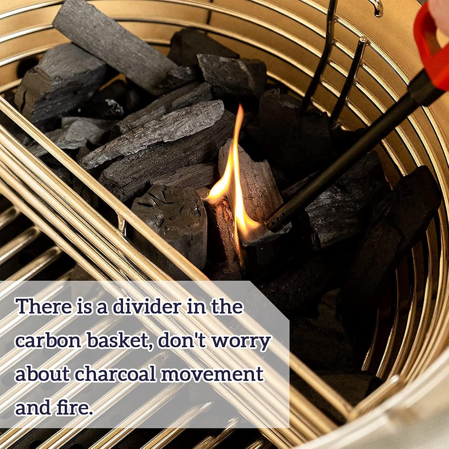 Cesta de Carbón de Leña Vankey para Kamado Joe Classic 36.8cm