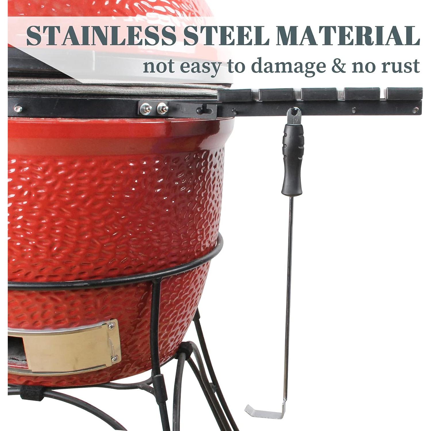 Herramienta de Ceniza BBQ OLIGAI 44.5 cm para Big Green Egg