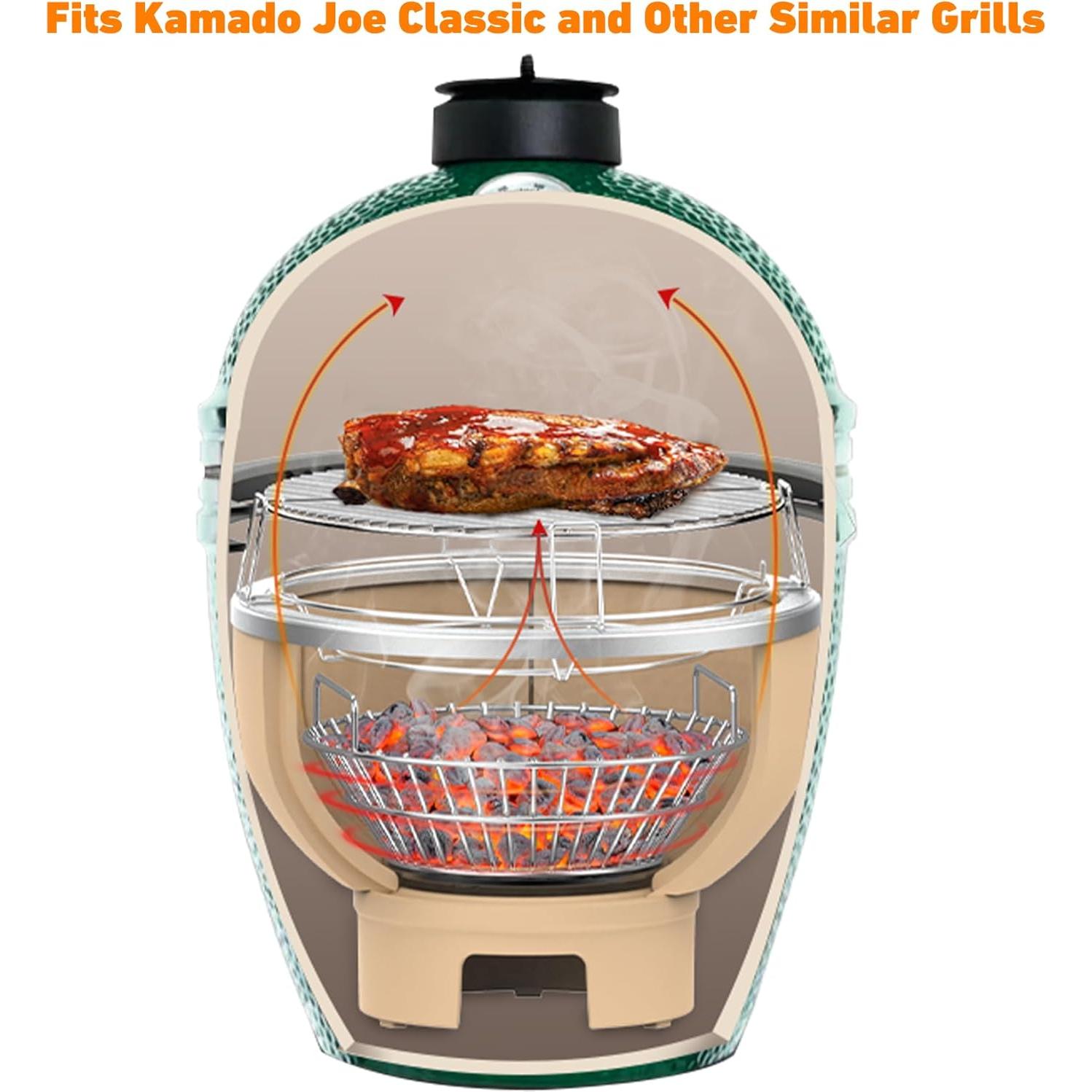 Canasta de Cenizas de Carbón Inoxidable Onlyfire 36.4 cm