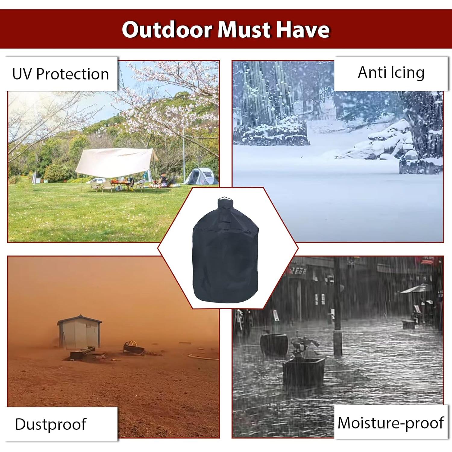 Cubierta Impermeable KAMaster para Parrilla Kamado 34"