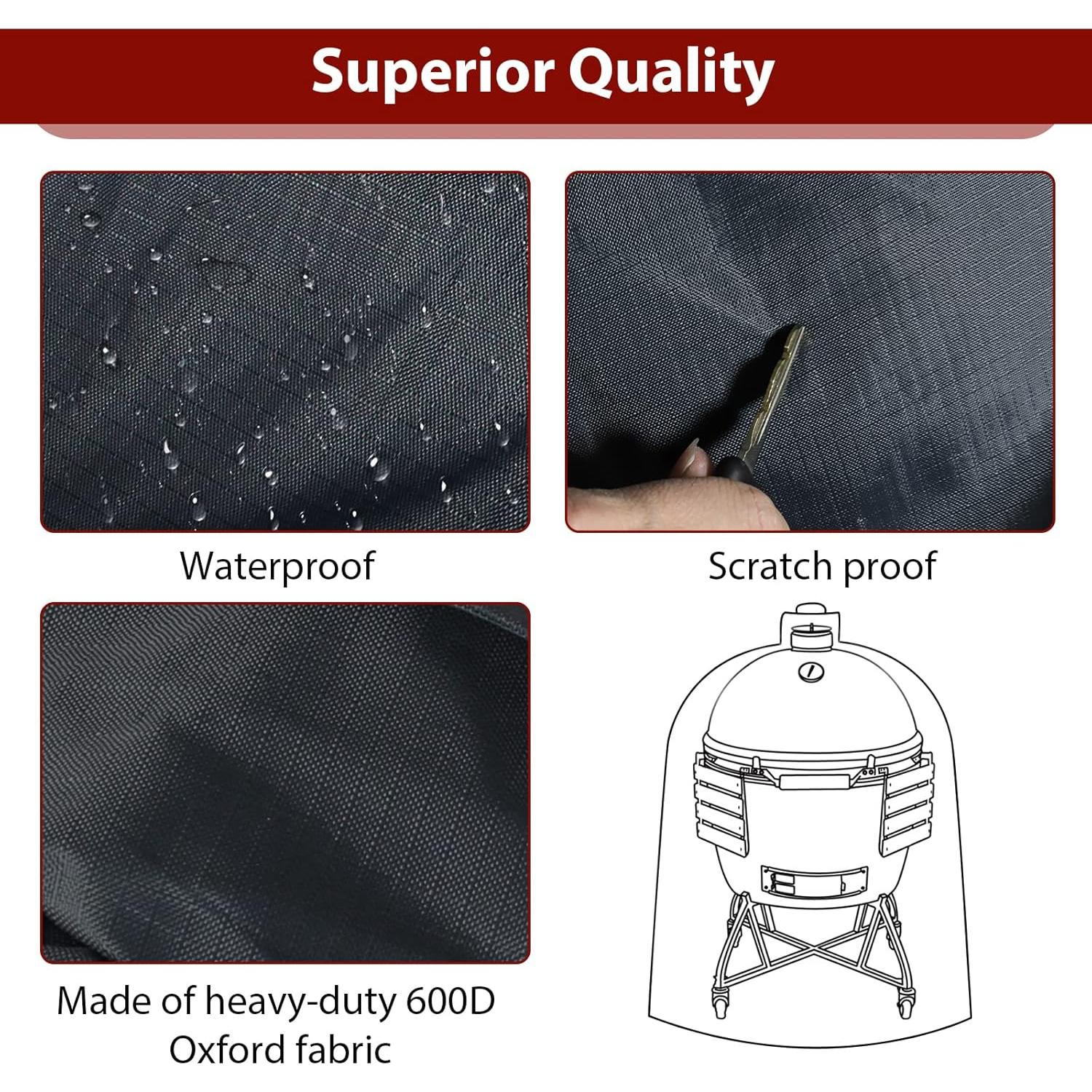 Cubierta Impermeable KAMaster para Parrilla Kamado 34"