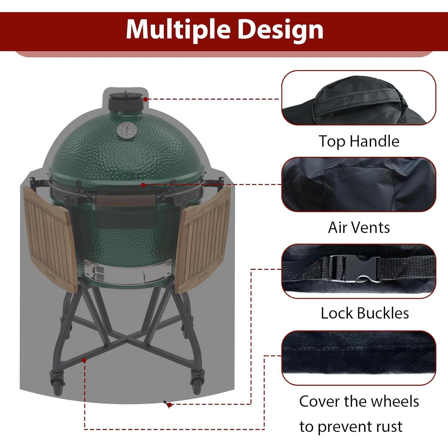 Cubierta Impermeable KAMaster para Parrilla Kamado 34"