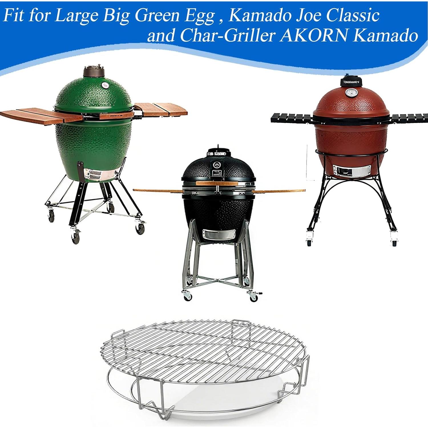 Sistema de Parrilla Kamado Cmanzhi S2C 18" (45.72 cm) Accesorios
