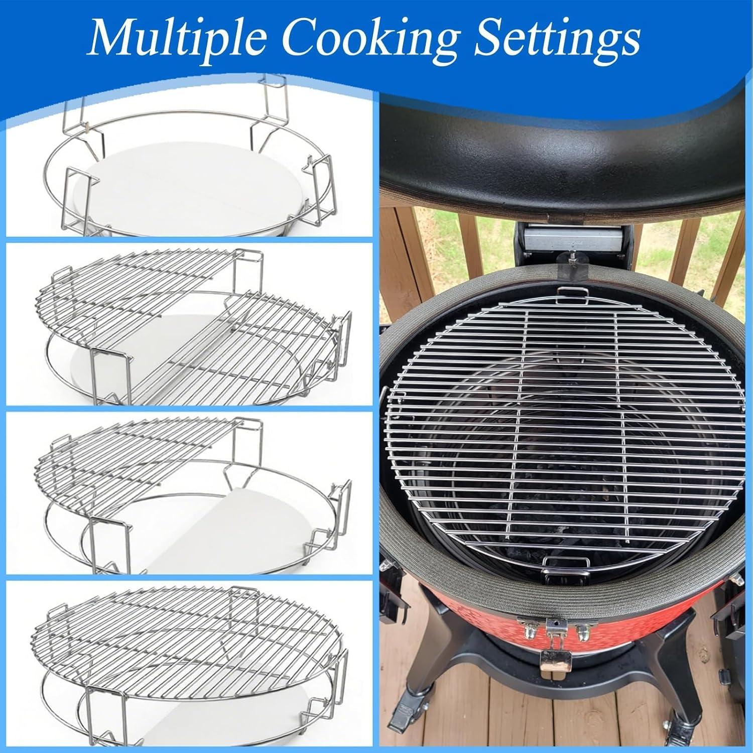 Sistema de Parrilla Kamado Cmanzhi S2C 18" (45.72 cm) Accesorios