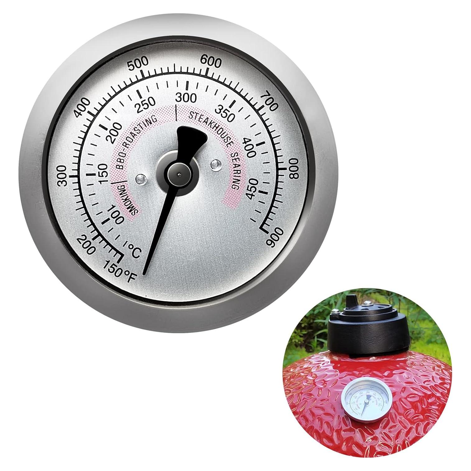 Termómetro de Reemplazo Kamado Joe JR 2.5" (6.35 cm) Impermeable