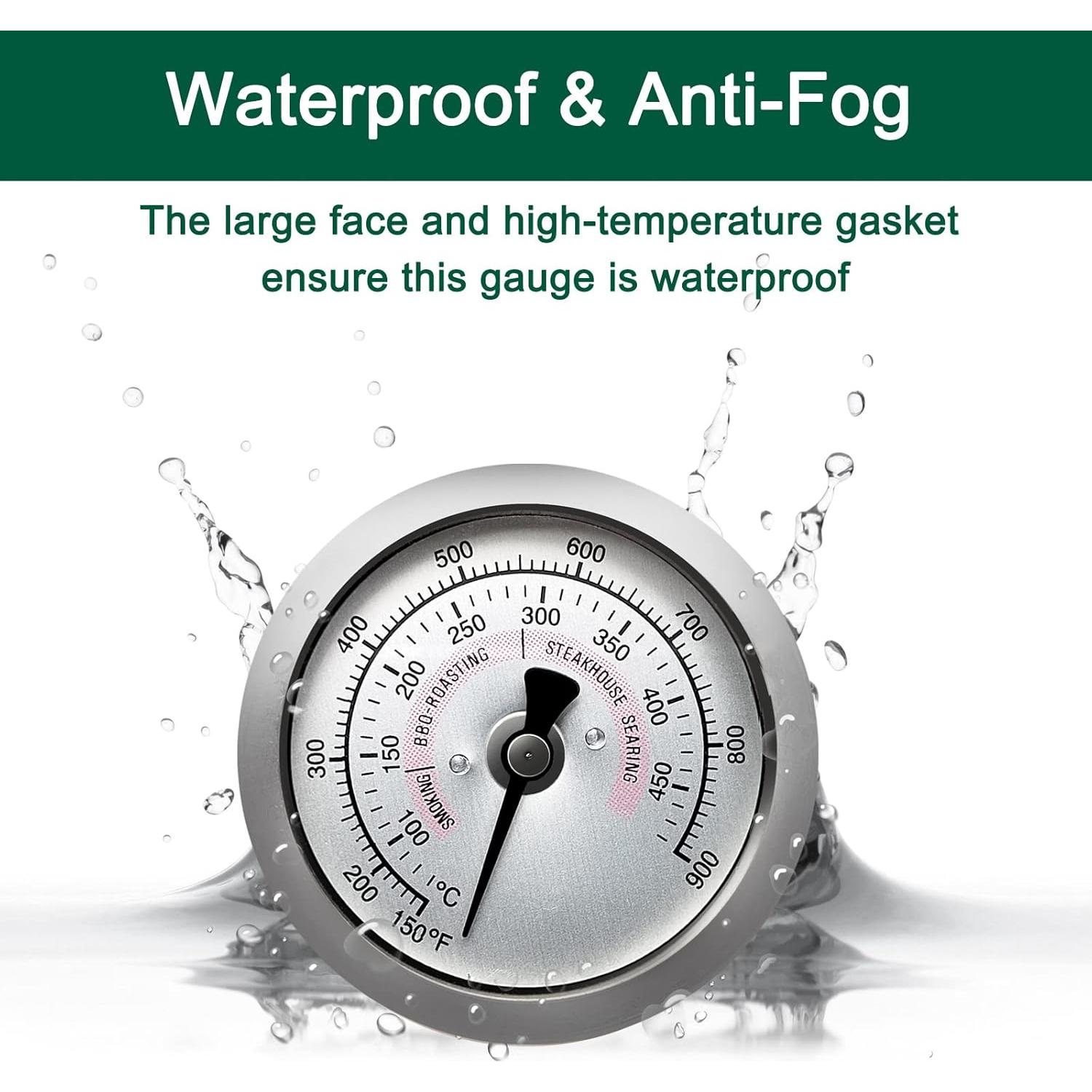 Termómetro de Reemplazo Kamado Joe JR 2.5" (6.35 cm) Impermeable