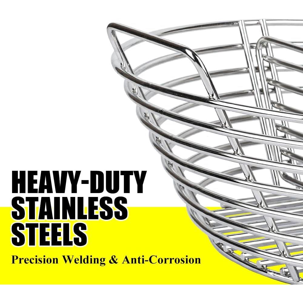 Cesta de Ceniza de Carbón Inoxidable Dallden para Big Green Egg