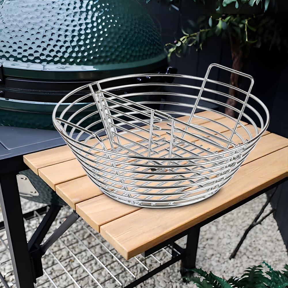 Cesta de Ceniza de Carbón Inoxidable Dallden para Big Green Egg