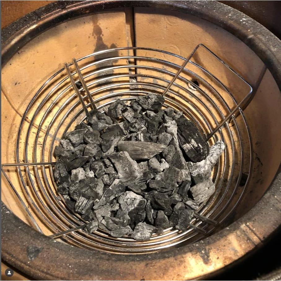 Cesta de Ceniza de Carbón Inoxidable Dallden para Big Green Egg