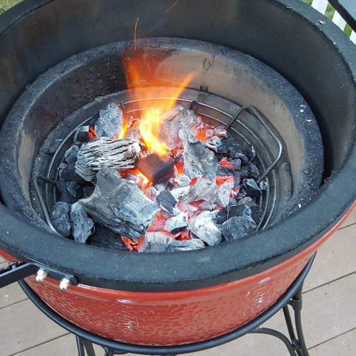 Cesta de Ceniza de Carbón Inoxidable Dallden para Big Green Egg