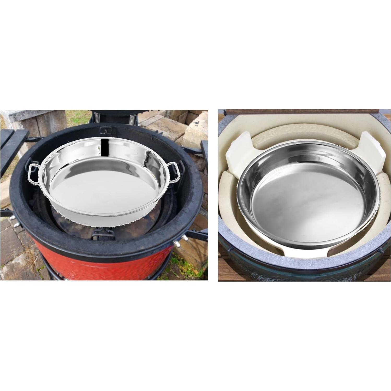 Bandeja de Goteo Acero Inoxidable 33 cm para Parrillas