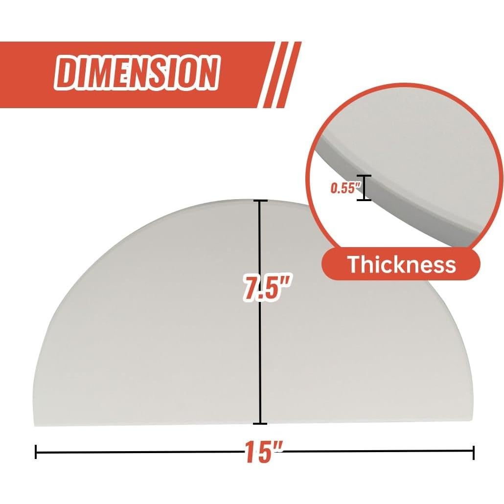 Placas Deflectoras de Calor Cerámicas Kamado Joe 38.1 cm - 2 Piezas
