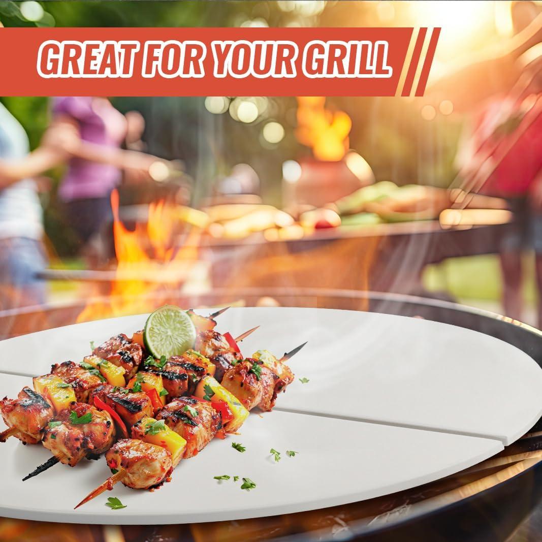 Placas Deflectoras de Calor Cerámicas Kamado Joe 38.1 cm - 2 Piezas