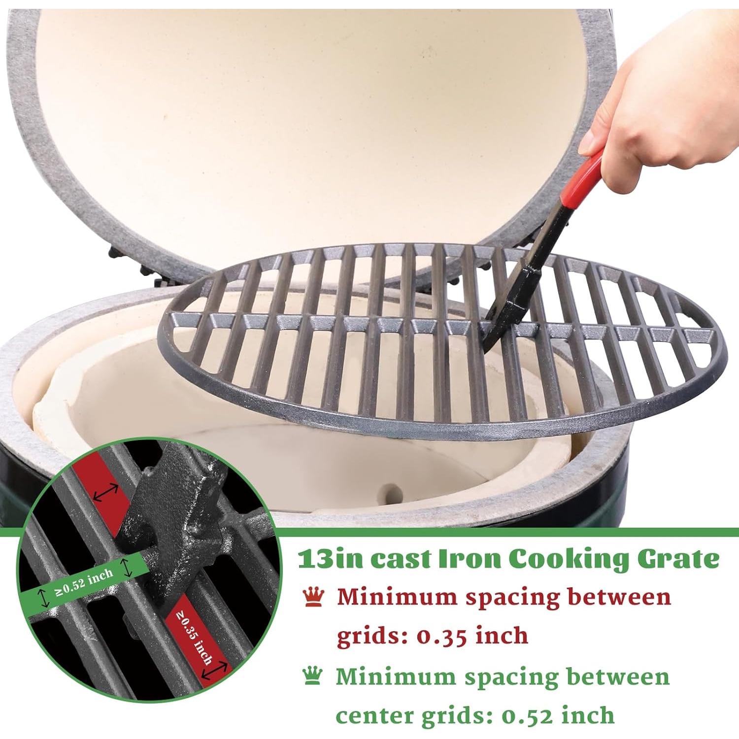 Elevador de Parrilla Vankey de Hierro Fundido para Kamado