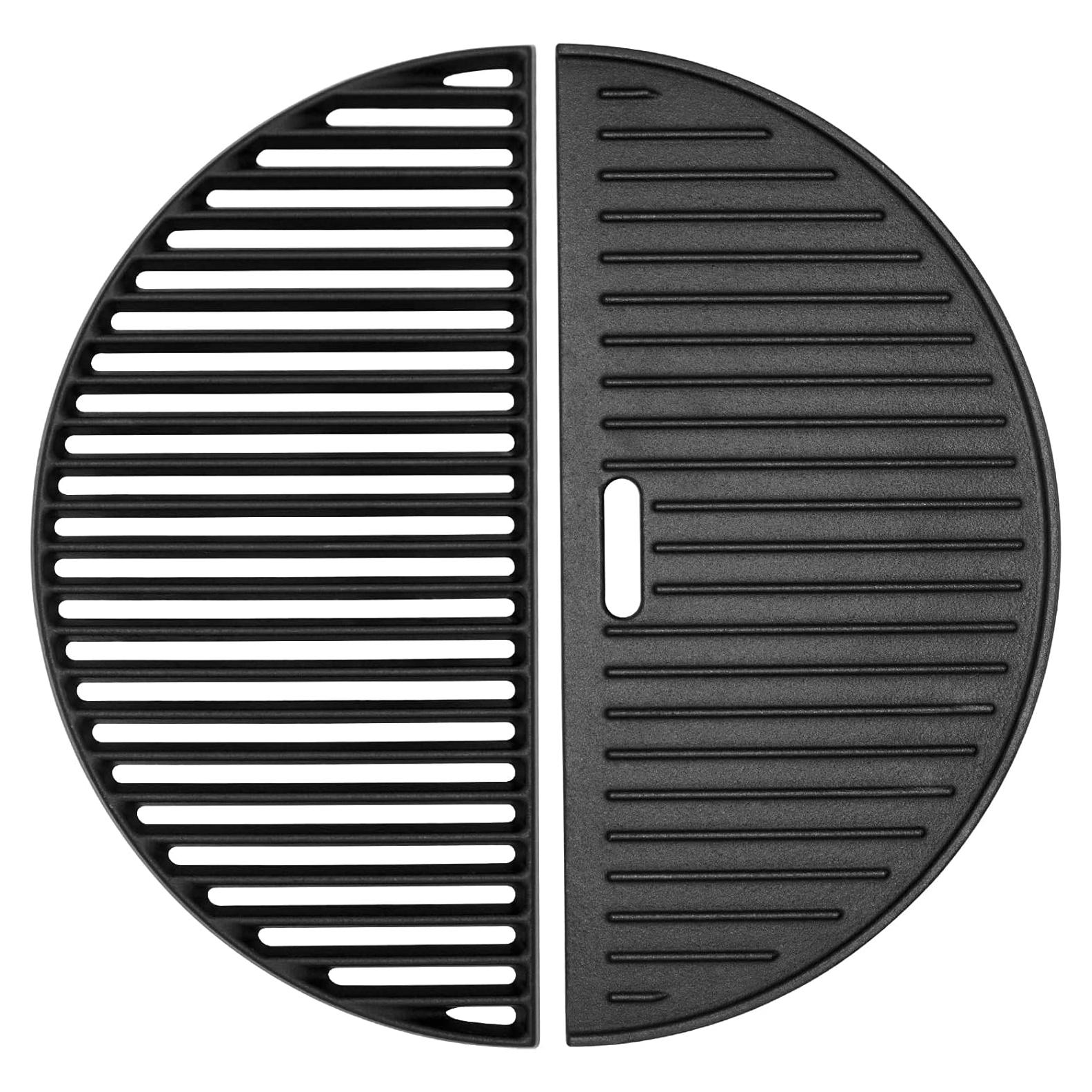 Rejilla de Parrilla y Plancha de Hierro Fundido 18" PETKAO