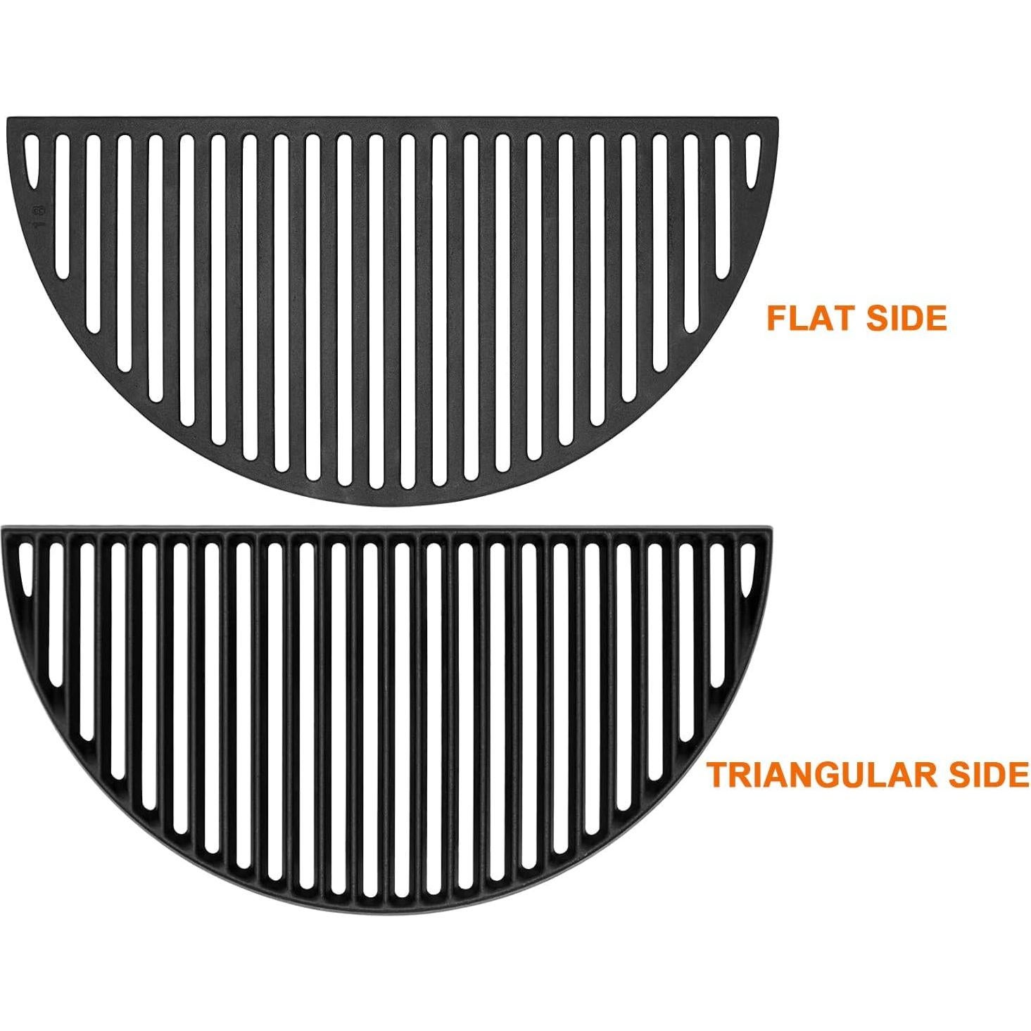 Rejilla de Parrilla y Plancha de Hierro Fundido 18" PETKAO