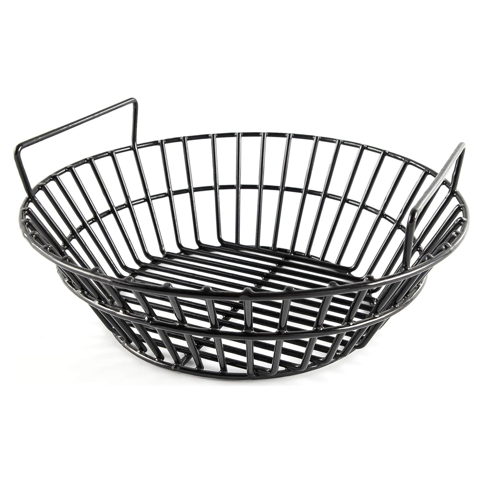 Cesta de Ceniza Acero Porcelánico Grande para Parrillas Kamado