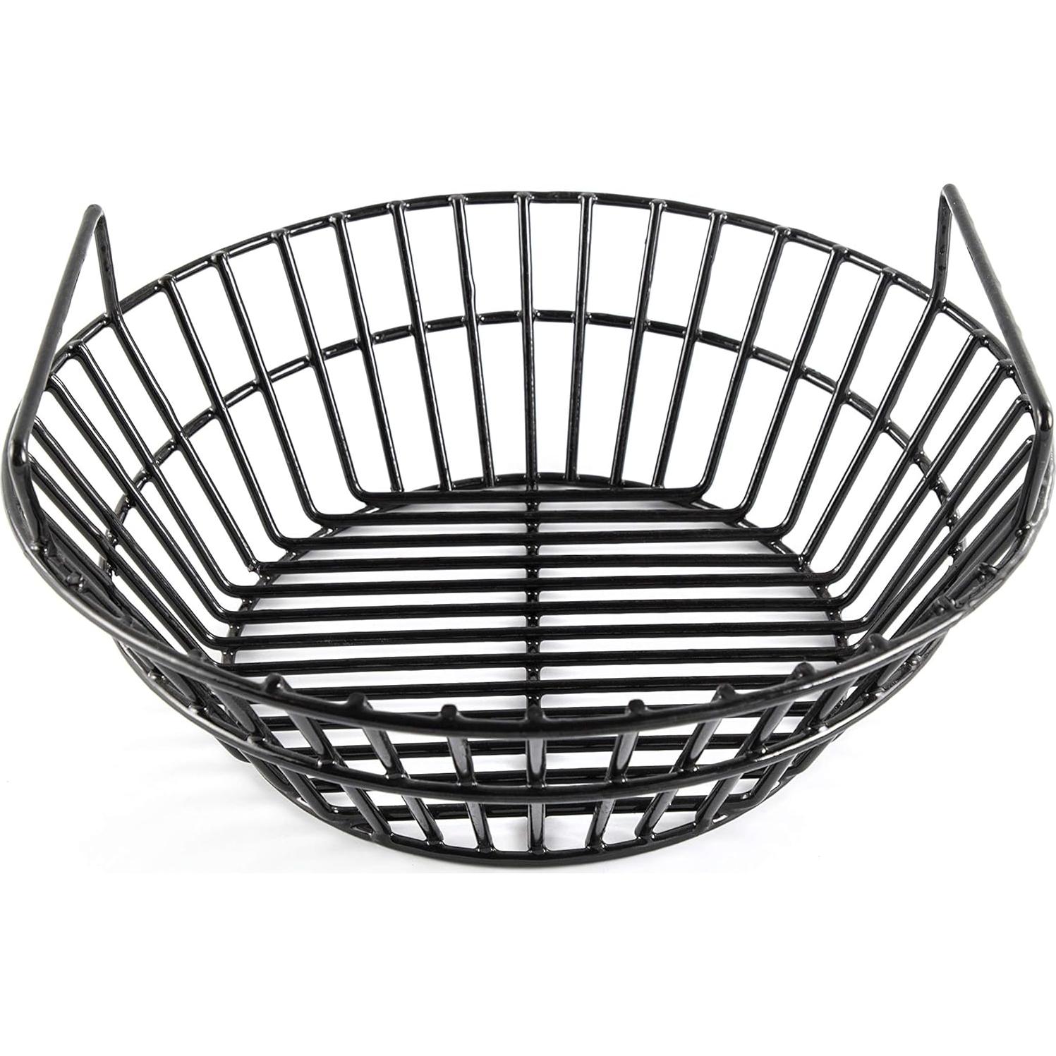 Cesta de Ceniza Acero Porcelánico Grande para Parrillas Kamado