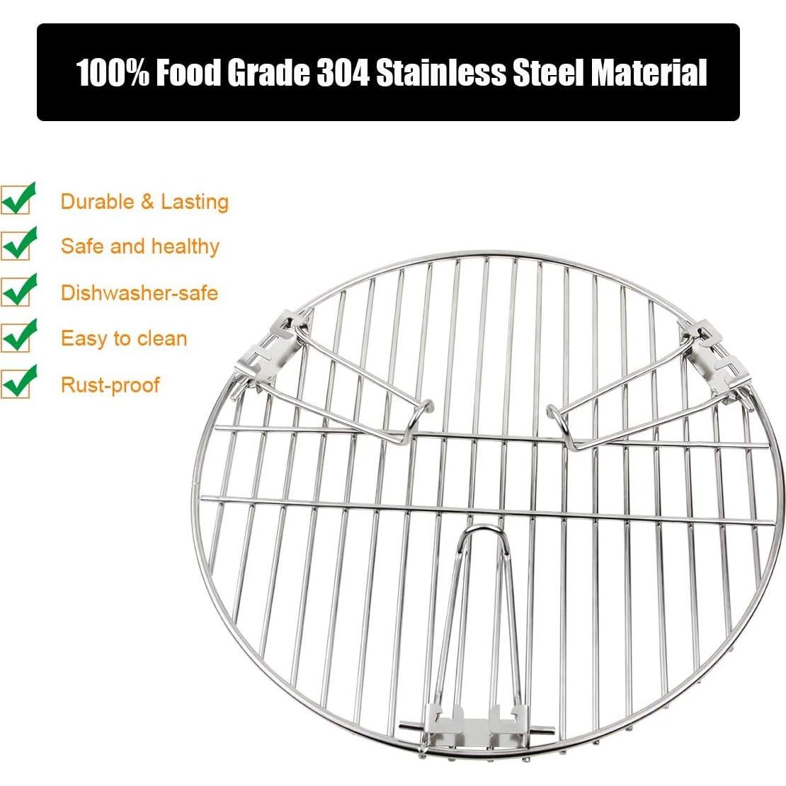 Estante Expansor de Parrilla Mydracas Acero Inoxidable 18-22"