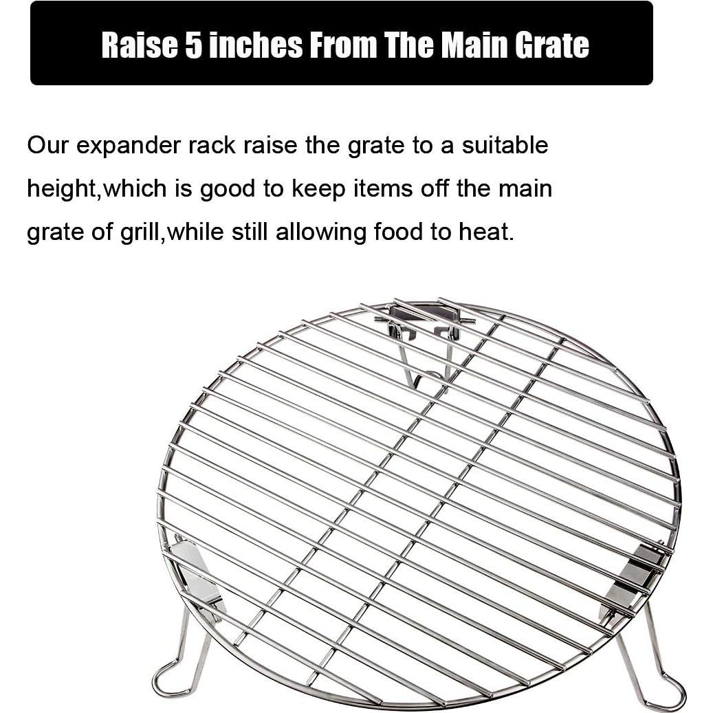 Estante Expansor de Parrilla Mydracas Acero Inoxidable 18-22"