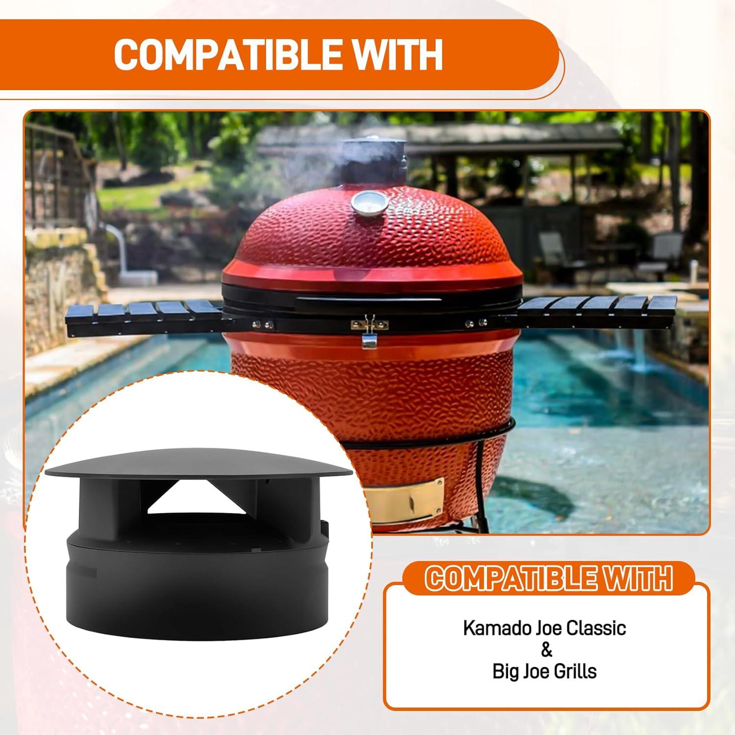 Tapa de Chimenea Top Vent UHEGDRR para Kamado Joe Classic y Big Joe