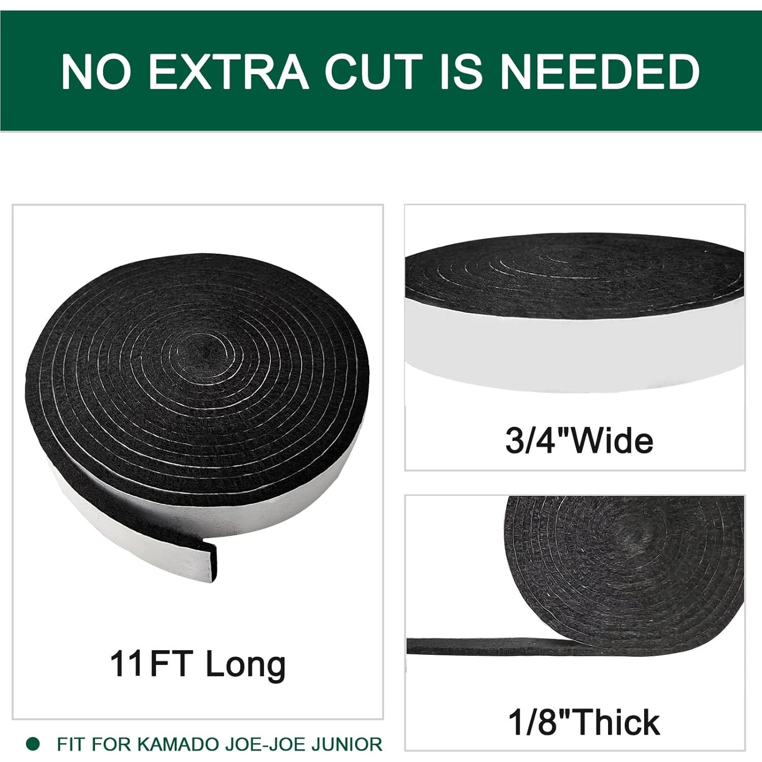 Junta de Alta Temperatura Quantfire para Parrilla Kamado Joe Jr