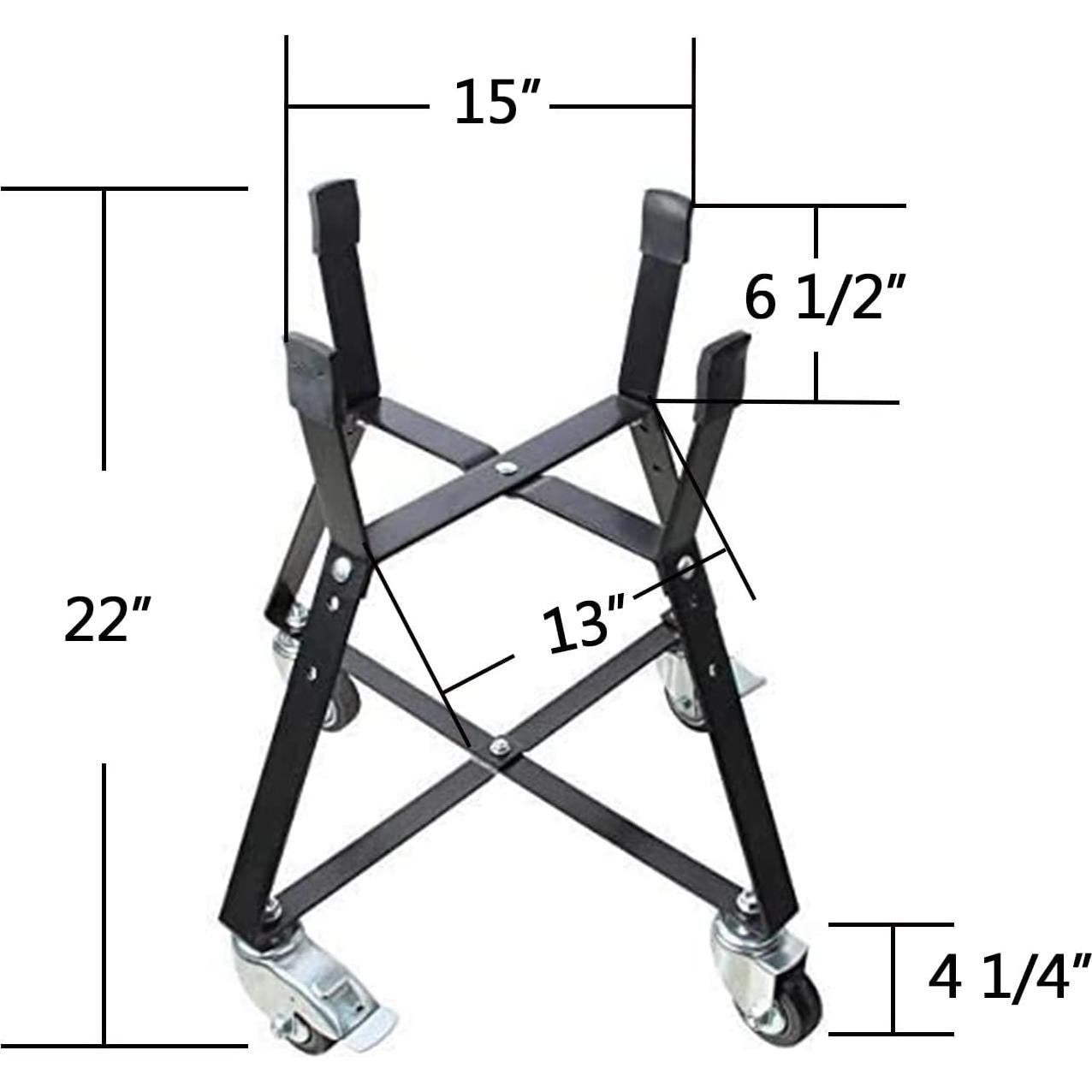 Carro Rodante Dracarys para Big Green Egg Pequeño - Acero Resistente