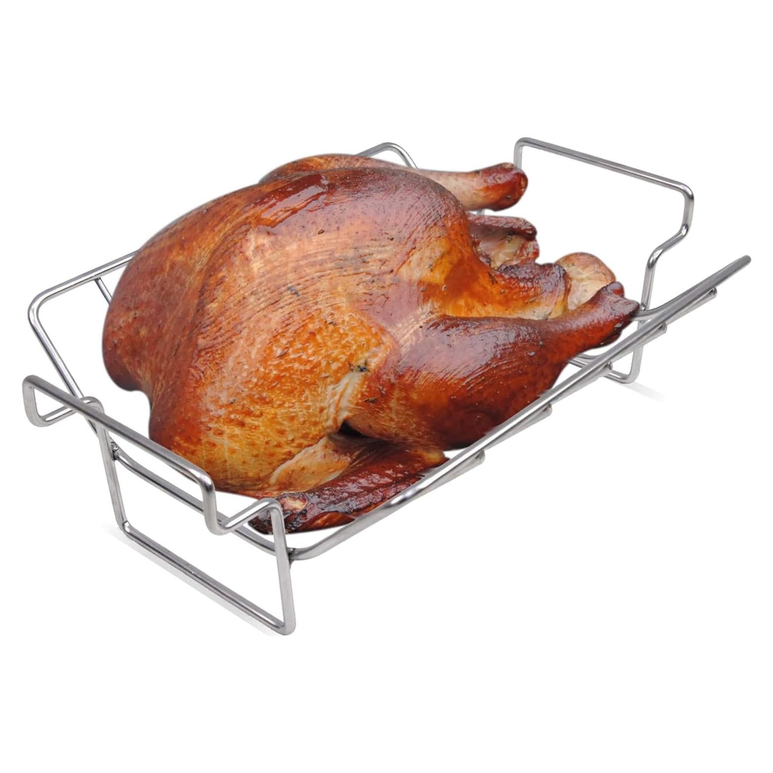 Soporte para Costillas y Pavo DOLAMOTY Acero Inoxidable 45 cm