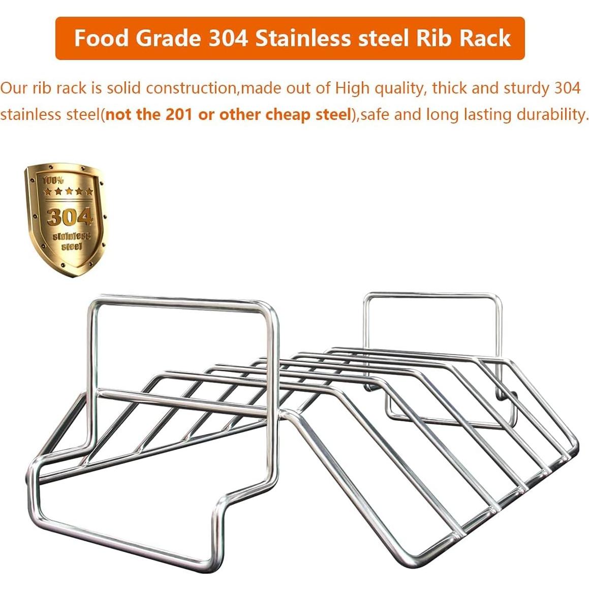 Soporte para Costillas y Pavo DOLAMOTY Acero Inoxidable 45 cm