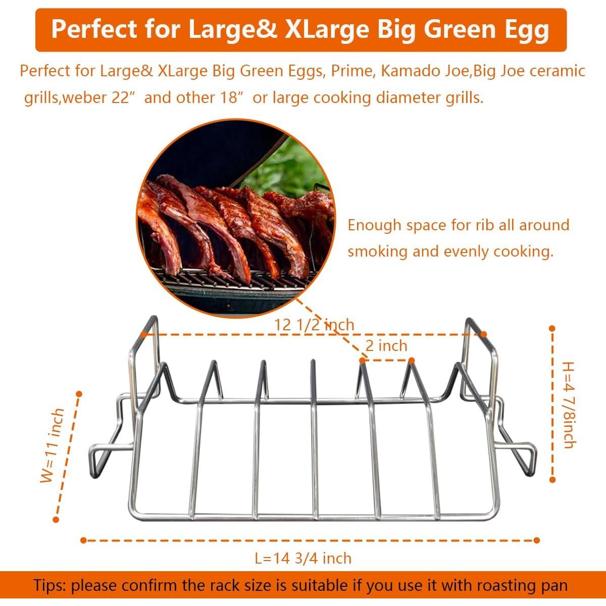Soporte para Costillas y Pavo DOLAMOTY Acero Inoxidable 45 cm