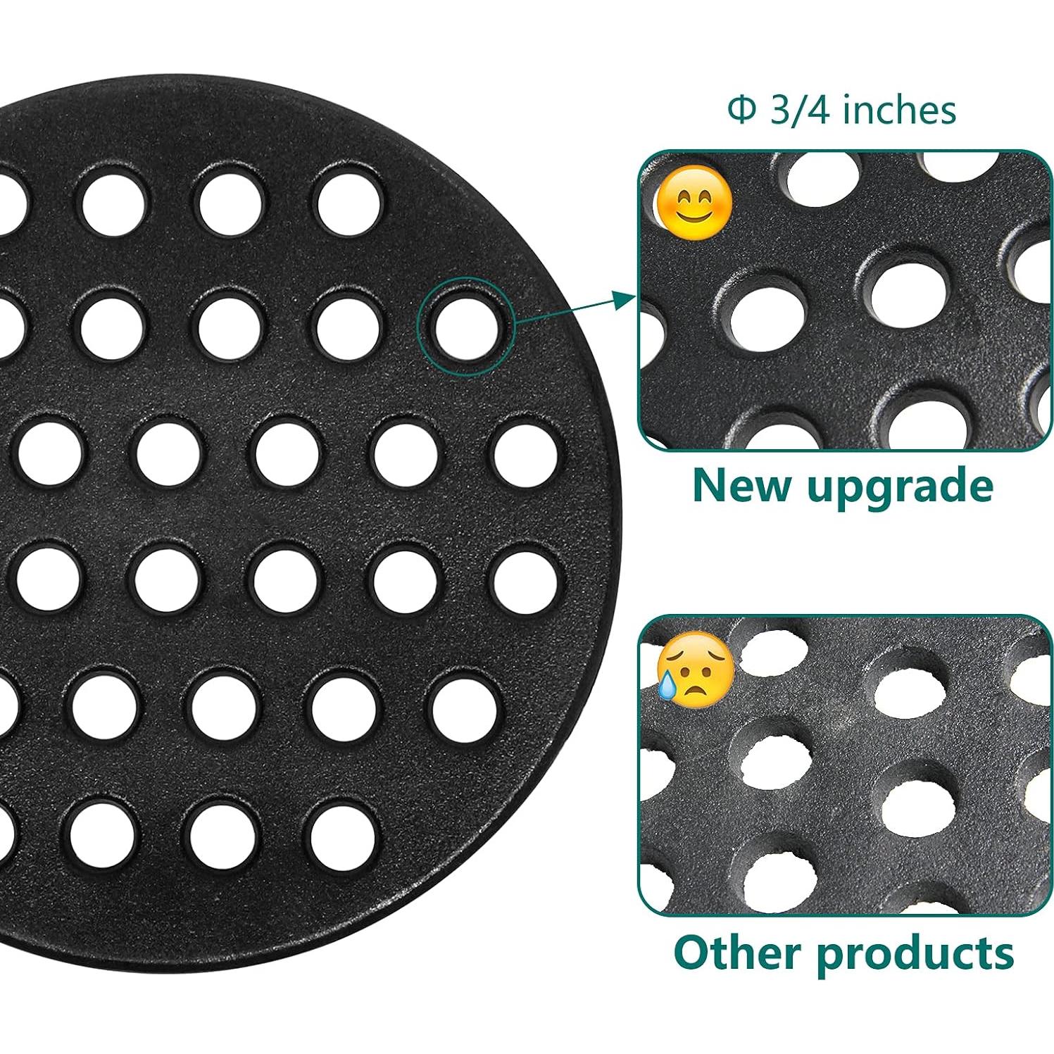 Parrilla de Carbón de Hierro Fundido 9" para Kamado Grande