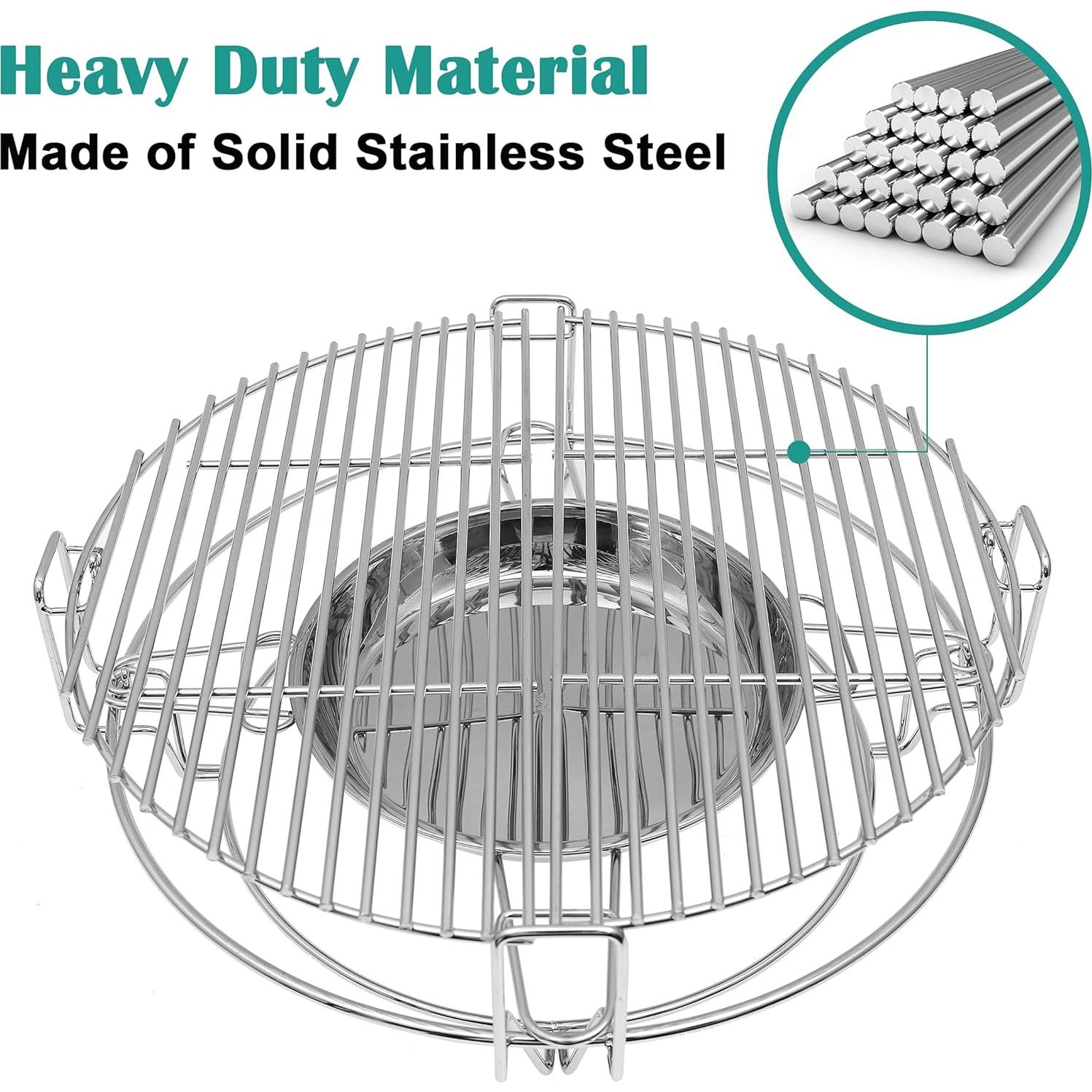 Sistema de Cocción Redondo Acero Inoxidable EasiBBQ 45.72 cm