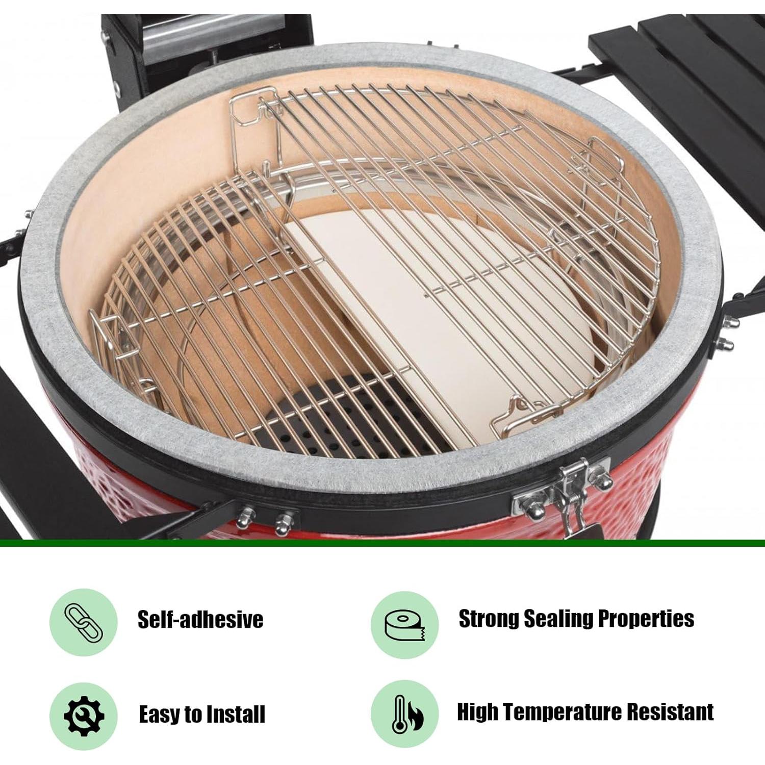 Junta de alta temperatura Kamado Joe KJ 4.57m fieltro adhesivo
