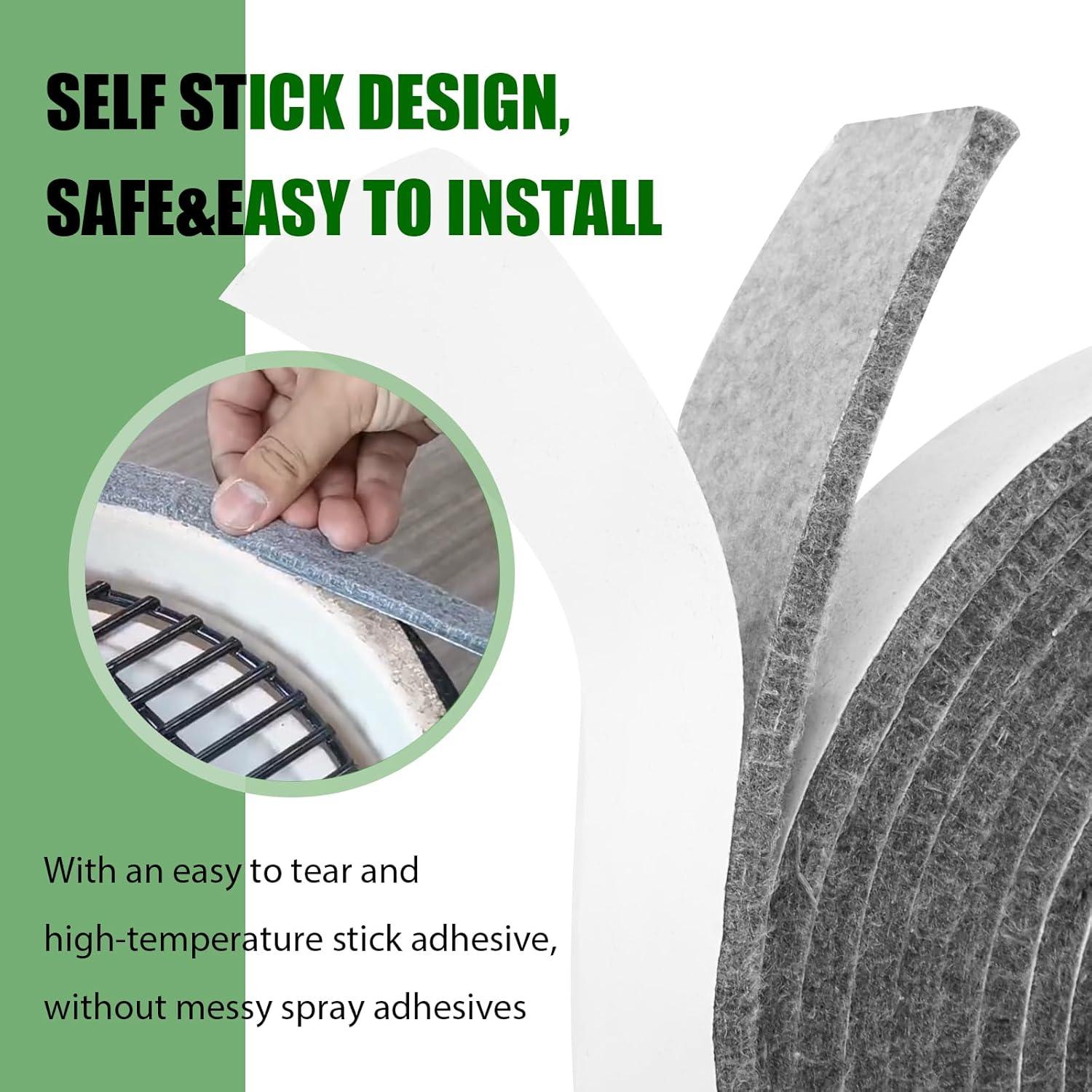 Junta de alta temperatura Kamado Joe KJ 4.57m fieltro adhesivo