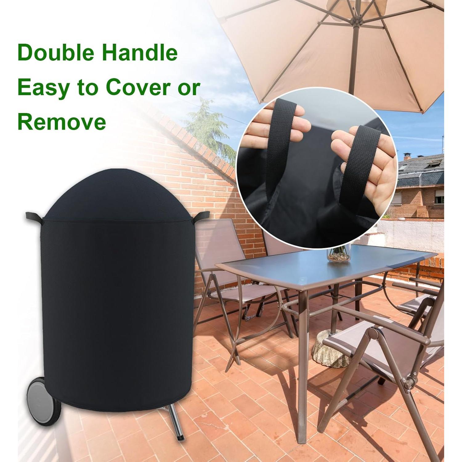 Funda para Parrilla Cover Geny 36"D, Resistente al Agua