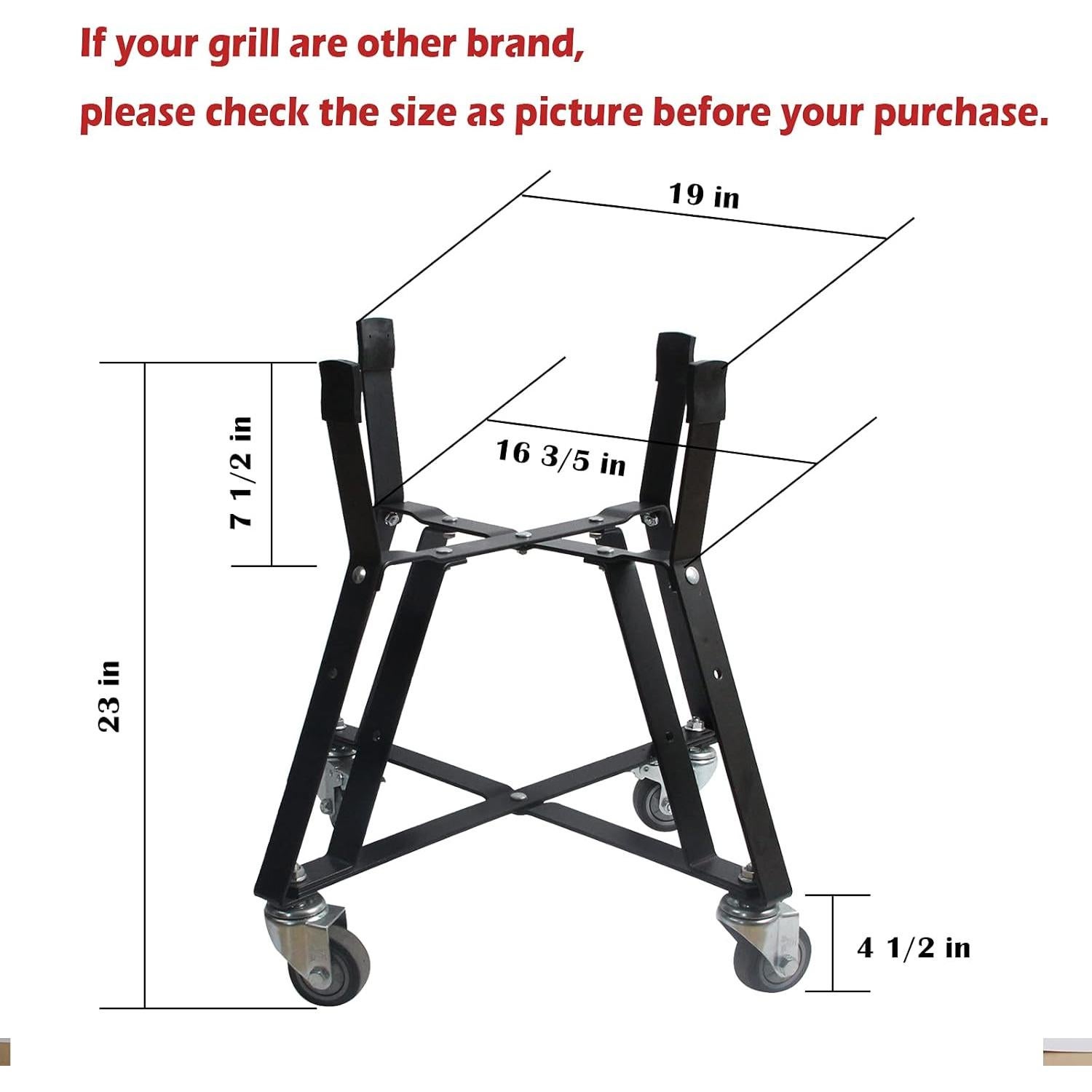 Carro Rodante Dracarys para Big Green Egg - Acero Resistente